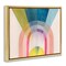Stupell Industries Sun Rays & Rainbow Framed Floater Canvas Wall Art Design by Grace Popp
